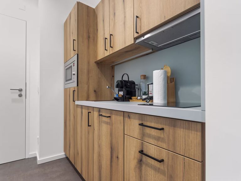 flatista homes apartments in München, Wohnung "Aubing" 4 bedroom, Küche
