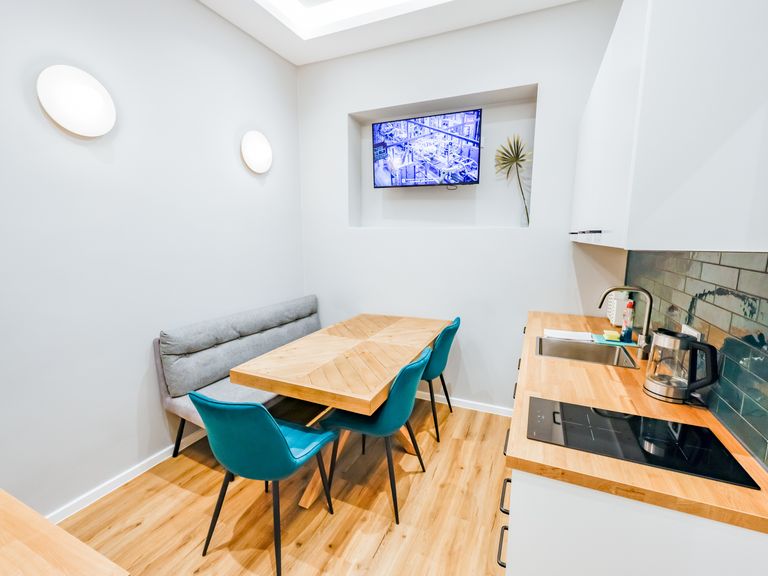 flatista homes apartments in München, Wohnung "Elisabeth", Küche