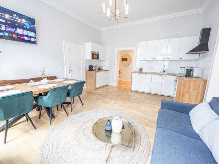 flatista homes apartments in München, Wohnung "Isabella", Küche