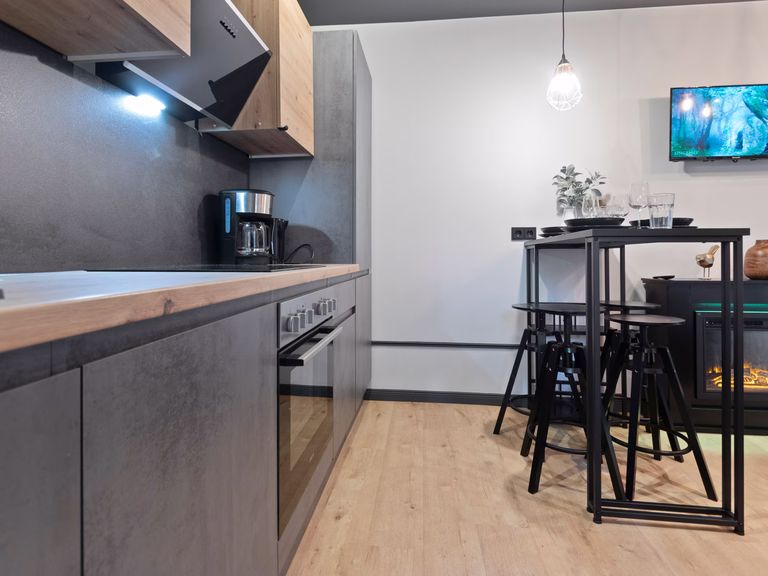 flatista homes apartments in München, Wohnung "Jungle House", Küche