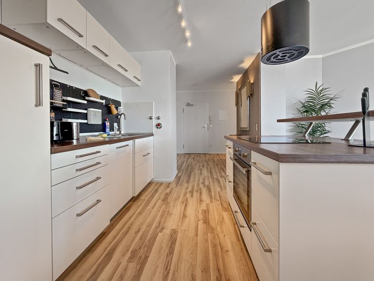 flatista homes apartments in München, Wohnung "Leopold", Küche
